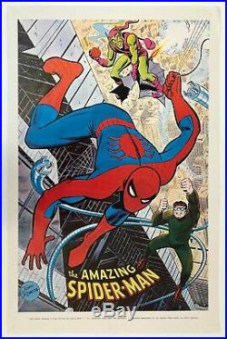 AMAZING SPIDER-MAN Marvelmania Poster Vintage Marvel, 1st PRINTING 1969 not 1970