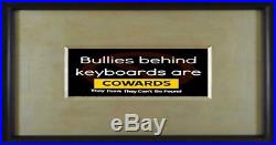 Anti Bullying Behind Keyboards Poster Black $3500