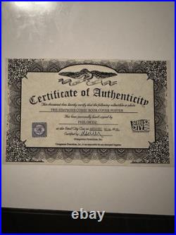 AUTOGRAPHED The Simpsons Comic Book Cover Poster #224 with COA