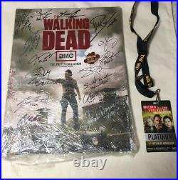 AUTOGRAPHED The Walking Dead Cast Poster Book 1st Season 16 signatures Comic-con