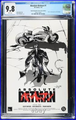 Absolute Batman #1 Akira Homage B&W Sketch Edition LTD 2000 CGC 9.8