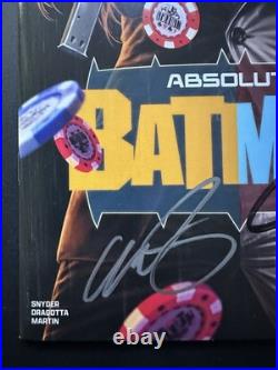 Absolute Batman #21 Mark Brooks 2X Signed Snyder LTD 650 COA + Signed Poster