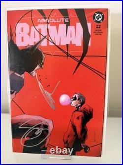 Absolute Batman #22 Jock Variants with Poster Double Signed Foil and Trade