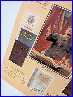 Advertising poster for bookstore, buy books comrades of Stalin, POSTER 28x21