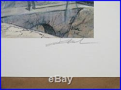 Affiche Bilal Enki Estampe Le Creusot 301ex signée 40x50 cm