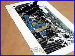 Affiche Jacques Tardi Putain de Guerre Estampe Pigmentaire signée 118ex 40x70 cm