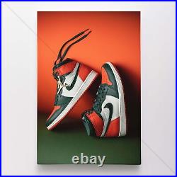 Air Jordan Poster Canvas Sneaker Shoe Sneakerhead Shoes Michael Wall Art Print 1