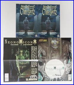 Alan Moore's Courtyard TPB/Neonomicon Poster 115 Incentive Pack SIGNED Burrows