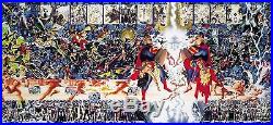 Alex Ross G Perez Crisis On Infinite Earths Huge Poster Out Of Print! NEW sealed