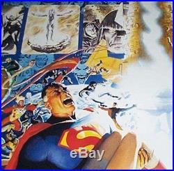 Alex Ross/Perez Crisis poster 1 JLA/Superman/Batman/Wonder Woman/Captain Marvel