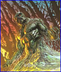Alex Ross SIGNED Swamp Thing DC Comics LE Lithograph Art Print #21/50