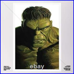 Alex Ross Timeless Immortal Hulk Poster Canvas Marvel Comic Cover Art Print