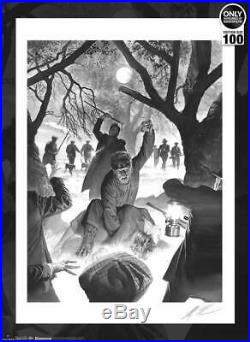 Alex Ross Universal Monsters Art Print Exclusive Set of 8 Hand Signed # 7 of 100