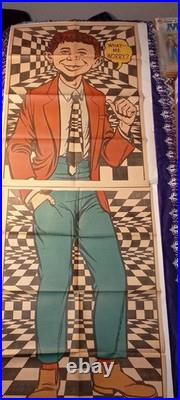 Alfred E. Neuman Poster! + Free Book! Life Size Pop-art Picture Poster