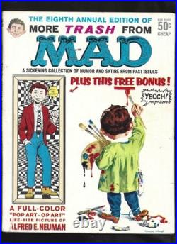 Alfred E. Neuman Poster! + Free Book! Life Size Pop-art Picture Poster