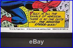 Amazing SPIDER-MAN Coca-Cola 1980 poster signed by STAN LEE, Saviuk & Hunt art