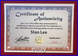 Amazing Spider-Man #1 Litho Signed by Stan Lee w COA! Ditko Art Not A Comic HOT