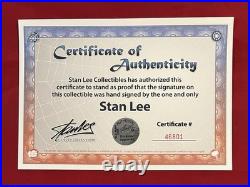 Amazing Spider-Man #1 Litho Signed by Stan Lee w COA! Ditko Art Not A Comic HOT