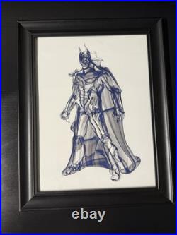 American Contemporary Superhero Smoke Poster of Batman 19X 15