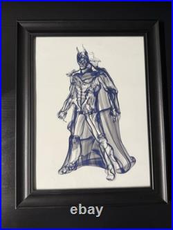American Contemporary Superhero Smoke Poster of Batman 19X 15
