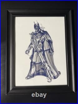 American Contemporary Superhero Smoke Poster of Batman 19X 15
