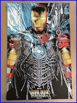 Anthony Petrie Iron Man Art Print Poster Marvel Comics Bottleneck Mondo Spoke