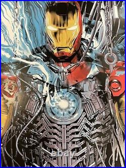 Anthony Petrie Iron Man Art Print Poster Marvel Comics Bottleneck Mondo Spoke