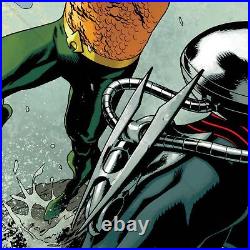 Aquaman Poster Canvas Justice League DC Comic Book Cover Art Print #8358