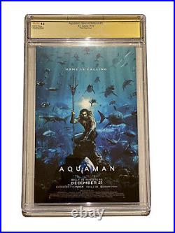 Aquaman Special Edition 1 CGC 9.8 SS Jason Momoa Movie Poster Photo Variant NYCC