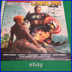 Arthur Suydam Marvel Zombies Comicon Poster Signed w Original Hulk Sketch 2007