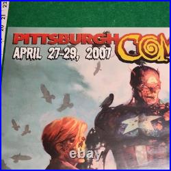 Arthur Suydam Marvel Zombies Comicon Poster Signed w Original Hulk Sketch 2007