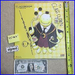 Assasination Classroom signed Yusei Matsui Print Poster 2016 NYCC