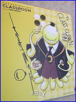 Assasination Classroom signed Yusei Matsui Print Poster 2016 NYCC