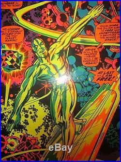 At last I am free 1971 mavelmania Marvel third eye Silver Surfer Poster Display
