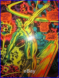 At last I am free 1971 mavelmania Marvel third eye Silver Surfer Poster Display