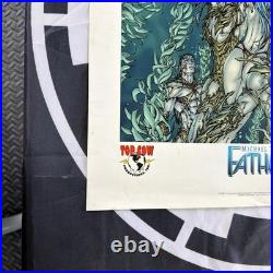 AutographedFATHOM Poster, Michael Turner, 18x27.5, 2000 Top Cow Dynamic Forces