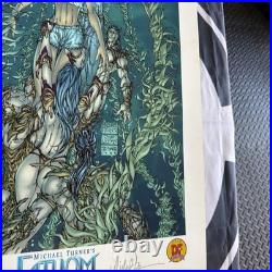 AutographedFATHOM Poster, Michael Turner, 18x27.5, 2000 Top Cow Dynamic Forces