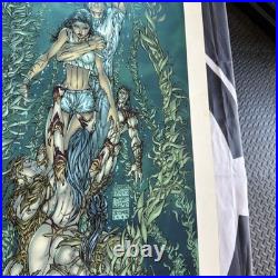 AutographedFATHOM Poster, Michael Turner, 18x27.5, 2000 Top Cow Dynamic Forces