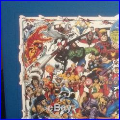 Avengers 1994 Marvel Limited AUTOGRAPHED George Perez Lithograph-RARE