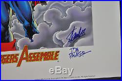 Avengers Assemble Print Signed by Steve Epting, Tom Palmer, & Stan Lee