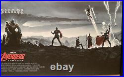 Avengers Endgame Poster Art Screen Print by Artist Matt Ferguson 12x36