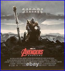 Avengers Endgame Poster Art Screen Print by Artist Matt Ferguson 12x36