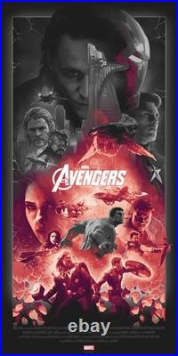 Avengers Noir Variant by John Guydo Ltd Edition x/200 Screen Print Poster Art