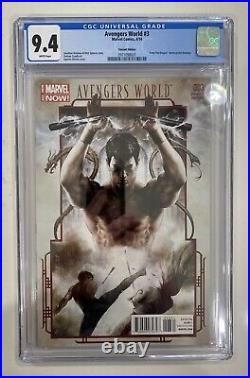 Avengers World #3 150 CGC 9.4 Shang Chi Enter The Dragon Move Poster