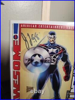 Awesome Comics Judgment Day 1 + Sourcebook Signed By Rob Liefeld And Jeff Loeb