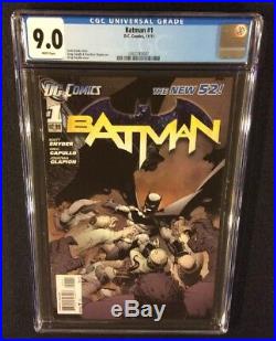 BATMAN #1 CGC 9.0 +#0-52 Annuals DC New 52 FULL SERIES Scott Snyder JOKER POSTER