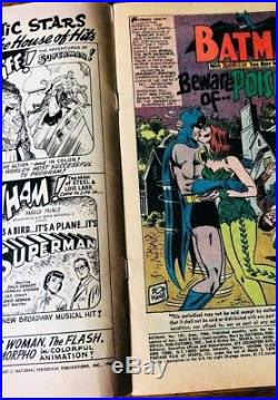 BATMAN #181 1st Appearance of Poison Ivy! (poster missing) mid to lower grade