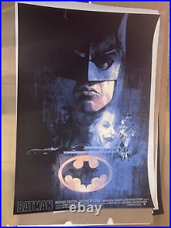 BATMAN (1989) by Hans Woody Screen Print / Poster 7/65 Tim Burton not Mondo