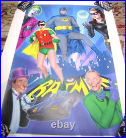 BATMAN'66 Print Poster Robin Joker Catwoman Riddler Penguin Doug Pagacz x/215