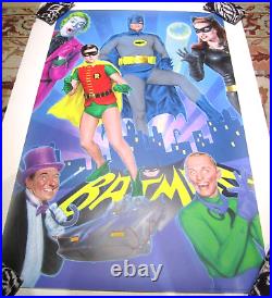 BATMAN'66 Print Poster Robin Joker Catwoman Riddler Penguin Doug Pagacz x/215